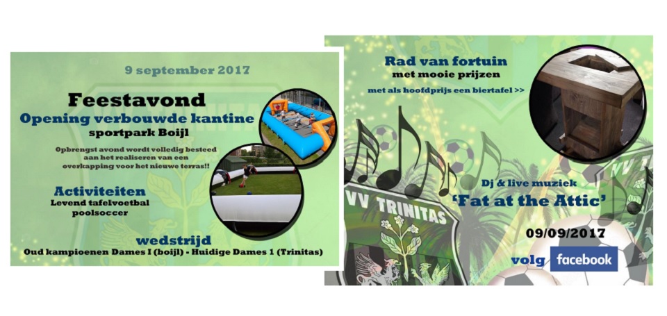 FEESTAVOND OPENING VERBOUWDE KANTINE