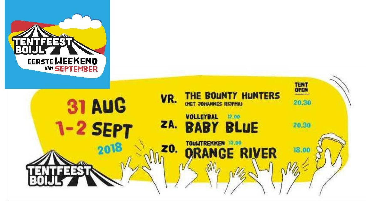 TENTFEEST BOIJL EERSTE WEEKEND VAN SEPTEMBER